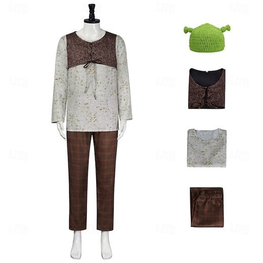 Shrek Cosplay Cosplay Costume Party Movie Cosplay for Men's Adults Masquerade Masquerade 2025 - $56.99