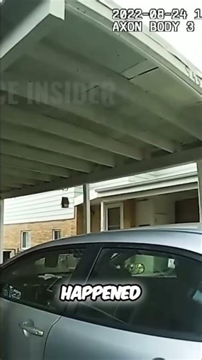Police Chase Fails: Driver Returns Home After Near Miss! #shorts