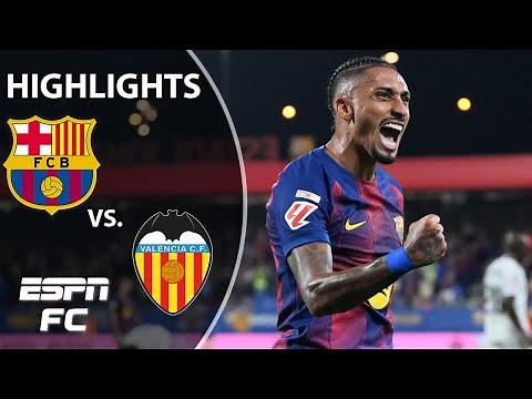 Second-Half DOMINANCE 😤 Barcelona vs. Valencia | LALIGA Highlights | ESPN FC