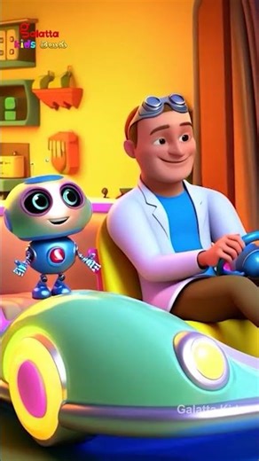 చిన్న చిన్న రోబో - The Little Robot | Telugu Nursery Rhymes for Children's | Galatta Kids | Shorts