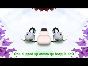 Two Little Penguin Skiing On The Ice Clips Effects//Gamavision Csupo Effects