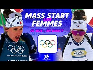 🔴 [LIVE] BIATHLON : MASS START 12,5 KM FEMMES 🇮🇹 / 🔥 La DER' pour les BLEUES ! - JO 2026 - COMMENTÉ