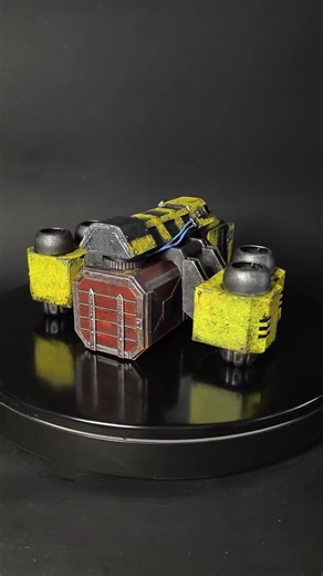 Cargo Flyer #NecromundaTerrain #Warhammer40k #WargamingTerrain #zonemortalis
