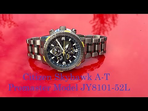 Citizen Skyhawk Blue Angels Titanium Promaster Review - Model JY8101-52L
