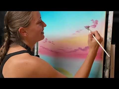 Oil Painting Tutorial #1 "Sea Breeze" by Kaylee Rakowski