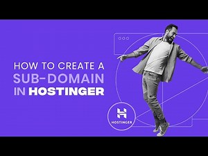 HOW TO CREATE A SUBDOMAIN IN HOSTINGER - The Design Academy