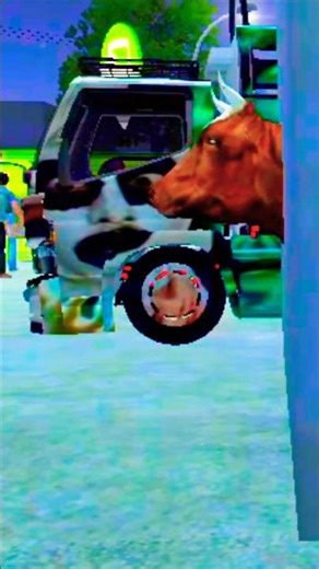 😁 detik detik munculnya truk hantu dan sapi dari balik tembok