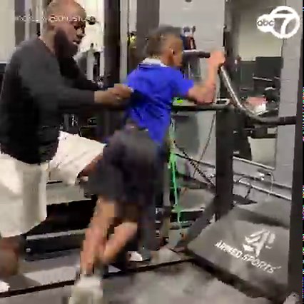 314K views · 12K reactions | NEED FOR SPEED!  An 8-year-old Junior Olympian showed his speed with a 18.2-mph treadmill sprint in Houston, Texas. Footage recorded by Randall Wilson shows his son, Jayce Wilson, pulling off the impressive feat at the Armed Sports Performance gym. Jayce competed in the 2021 AAU Junior Olympics in 2021 and placed sixth in under-8s 100 meters. | ABC7 | Facebook
