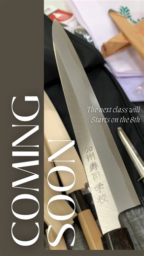 New class will start next week! Tools are ready!✨🔪 Tools are very important to a sushi chef. We support you to be able to use these!📣 We are waiting for you.👏 #Sushi #sushitime #sushifans #Japaneseknifes #Japanesetools #sushilovers | Sushi Chef Institute