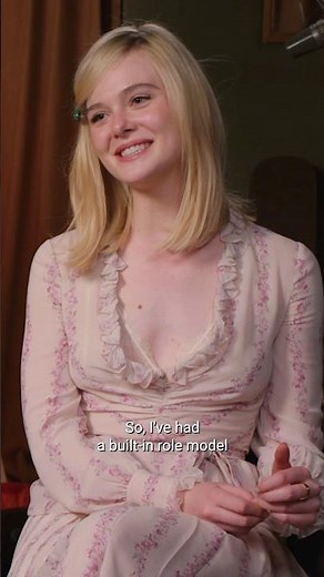 #ElleFanning reveals her big sister #DakotaFanning has always been a mentor to her. 🥹 #Shorts