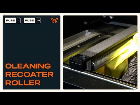 How to Clean the Recoater Roller | Fuse 1 Maintenance