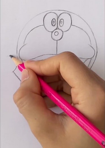 How to draw a Doraemon easy || Drawing for beginners | Sketch drawing with pencil #shorts