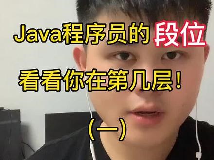 Java程序员的段位，快来看看你在第几层？#程序员 #java #java程序员 #编程