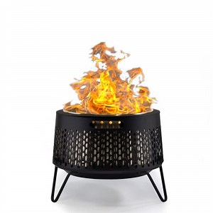 Reviews for TIKI 20 in. Smokeless Wood Burning Huddle Fire Pit with Stand, Removable Ash Pan and Weather Resistant Cover | Pg 1 - The Home Depot