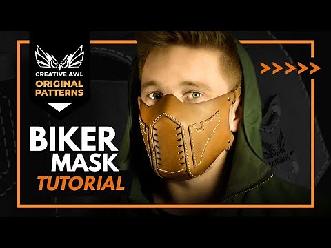 How to make leather Biker Mask with FREE PDF PATTERN