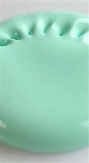 Slow Mint Slime Compression | Visual ASMR Loop