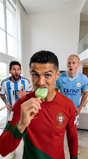 Ronaldo Magic Ice Cream = Mind Blown! 😎🍦 #ronaldo