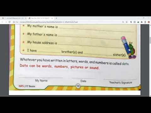 Class 1 Computer Chapter 8 By Simran Kaur