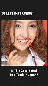 71K views · 833 reactions | In many Western countries, crooked teeth are seen as imperfections but in Japan it can be seen as a sign of youthfulness. But are Japanese people aware of this cultural difference? We asked some locals in Tokyo to find out. Follow to learn more about interesting cultural insights from Asia! #japan #tokyo #braces #teeth #fangs #crookedteeth #cute #culturaldifference #beautystandard #culture #japanesegirls #asia #asianboss #staycurious | Asian Boss | Facebook
