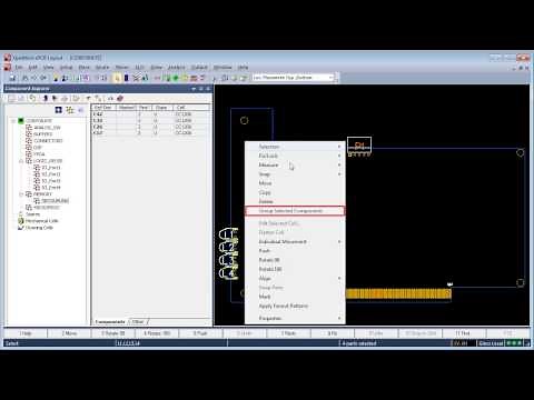Xpedition xPCB: Planning Group Management with Component Explorer