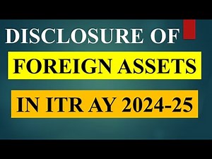 How to disclose Foreign Asset in Schedule FA | How to fill Schedule FA in ITR | Summon 4 Schedule