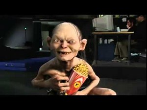 Gollum on tv must watch this is so funny