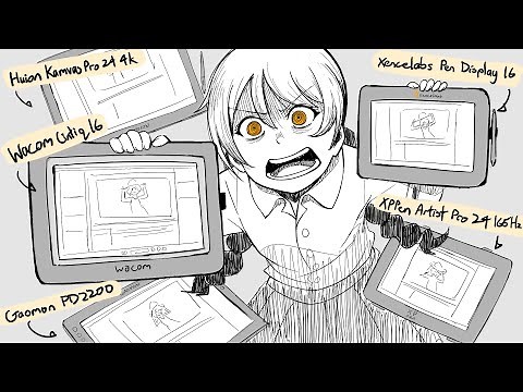Best Pen Display Tablets for 2D Artists? I Tried 5 of Them - What I Liked (and Didn’t)