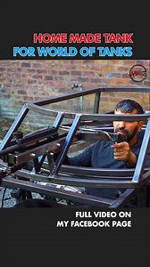 16K views · 50 reactions | A real metal tank turret comes to life right in the heart of the garage! Handcrafted frame, mounted cannon, and that raw workshop energy — all in true Meanwhile in the Garage style. Every weld is sharp, every move sparks creativity! #MeanwhileInTheGarage #TankBuild #MetalCraft #GarageLife #DIY | Meanwhile In the Garage | Facebook