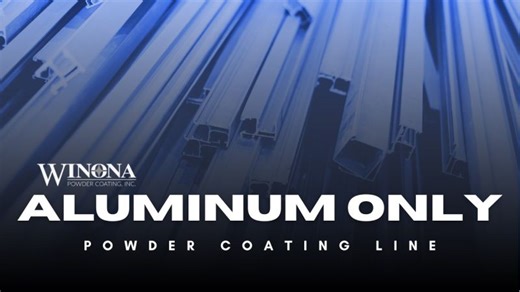 Aluminum Only Line | Winona Powder Coating #powdercoating #aluminum | Winona Powder Coating