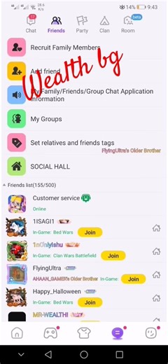 wealth bg add me|subscribe