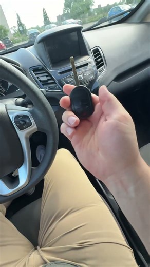 Ignition inside the 2017 Ford Fiesta SE