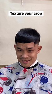 French crop fade with textured detailed | Kenzy Mens Haircut Barbershop