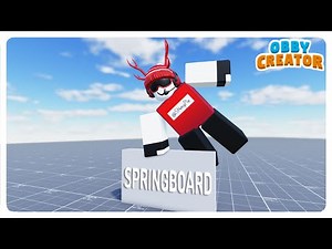 How to make SPRINGBOARD in Obby Creator!