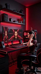 Red Inferno Gaming Room ❤️🔥 | Power-Packed RGB Setup