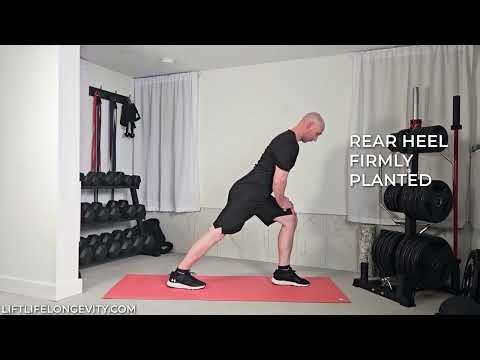 How to Stretch Calf Muscles | Lunge Calf Stretch