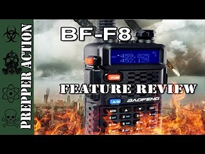 Baofeng BF-F8HP 8W review of features and accessories