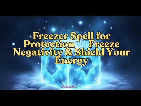 Freezer Spell for Protection ❄️ Freeze Negativity & Shield Your Energy