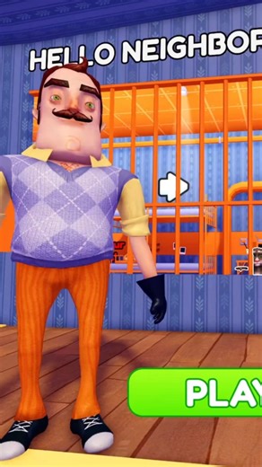 Talking Tom vs Hello Neighbor Prison Run 😈 Roblox Obby Escape #roblox #obby #shorts