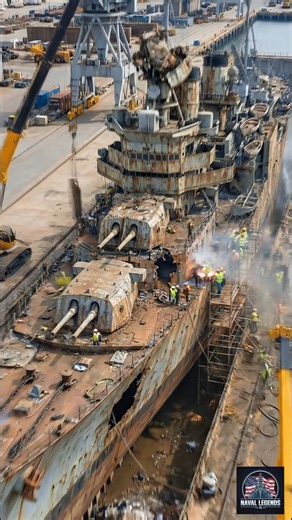 Portland-class Heavy Cruiser FULL Restoration, You won’t believe the ending 😳🔥🇺🇸 #USSHammerhead #NuclearSubmarine #usnavy #restoration #transformation #beforeafter #timelapse | Naval Legends