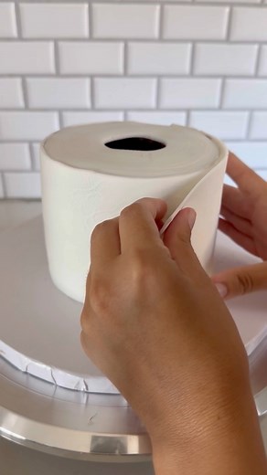 811K views · 4.1K reactions | How did my toilet paper cake turn out?! #cakesbymarian #cakedecorating #cake #cakeart #cakevideo #caketutorial #realisticcake #realorcake #frosting #buttercream #toiletpapercake | Cakes By Marian | Facebook