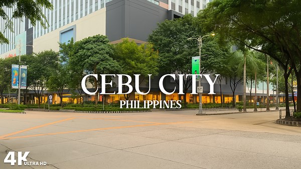 Philippines – Urban Atmosphere of Cebu IT Park (4K)