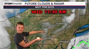 Carson showing Future Radar and showers arriving tonight and Thursday. Full details at www.wnep.com/weather | WNEP Weather