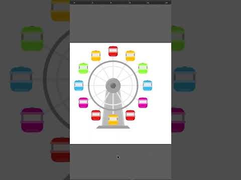 Ferris Wheel Animation | After Effects Tutorial | Animation | #shorts #aftereffects