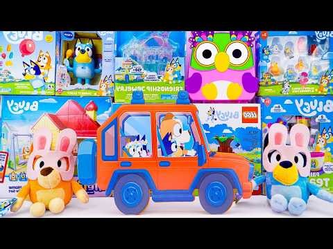 Unboxing Bluey Toys Collection Review 🐾 Mystery Bluey Heeler Family Road Trip 4WD Vehicle Box
