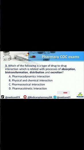 Pharmacy COC and Exit Exam with answer in Ethiopia |Pharmacist Exam Questions| MCQ| #ExitExam
