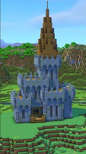 Day 1: Building a Bigger and Bigger Castle! 🏰 #minecraft #minecraftbuilding #minecraftbuilds