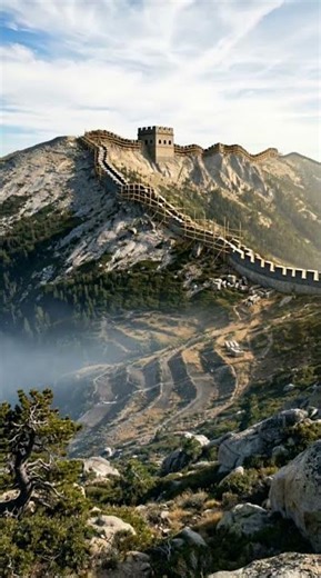 Building the Great Wall on a Mountain Ridge in 30 Seconds