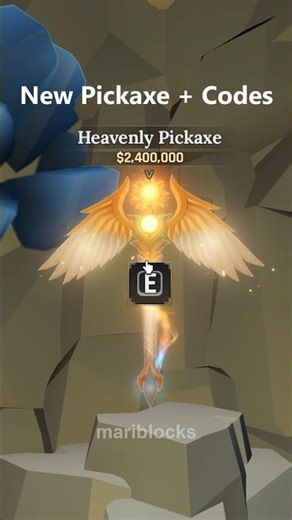 I got the New Best Pickaxe #roblox #robloxfyp #theforge