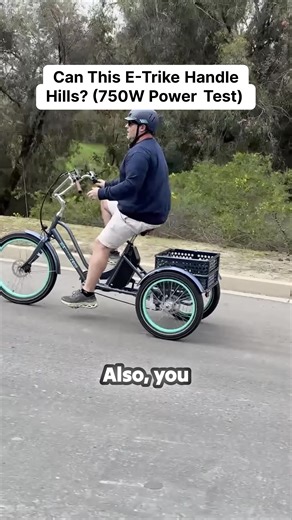 This compact E-Trike is the definition of smart design! 🤯 Huge storage plus a shorter wheelbase than the full recumbents, making city navigation super easy. But the real shocker is the hill test—watch this thing blast up a slope at 10 MPH with a 230lb rider *only* using the throttle! No pedaling required for this kind of power. Seriously impressed by this setup. #ETrike #ElectricBike #Mobility #CompactDesign #HillClimb