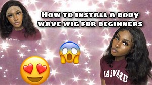 Watch How to install a body wave wig on Amazon Live